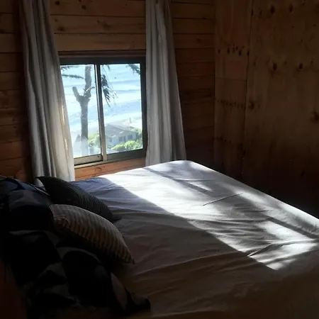 Cabaña en lagunillas con vista al mar Navidad Exterior foto