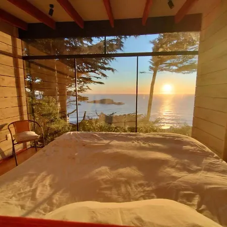 Cabaña en lagunillas con vista al mar Navidad Exterior foto